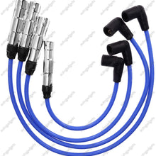 Spark Plug Wire Set Replacement for VW Jetta Golf GL GLS GTI Beetle 2.0L-L4 1998-2001 2011-2014 Replace# 57041 VWC035 Blue