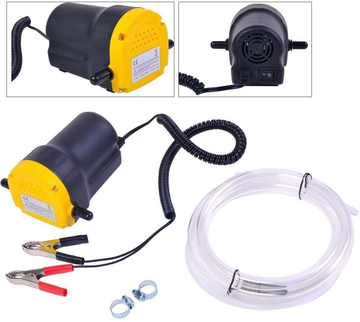 YaeTek Excellent 12v Motor Oil Diesel Extractor Scavenge Suction Transfer Change Pump