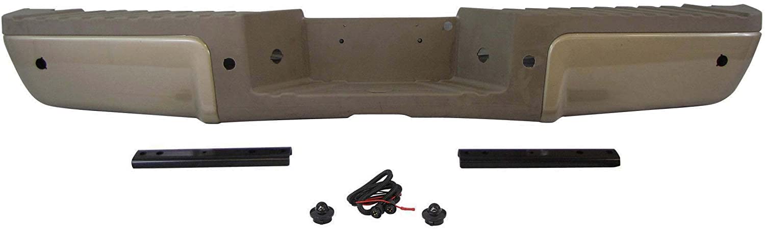 Painted Pueblo Gold Rear Bumper Assy gold pad For 2008-2012 Ford Super Duty With Sensor Hole