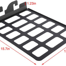 NovelBee 2pcs Trunk Rear Door Rack Cargo Luggage Carrier Shelf Storage Rack Fit for Jeep Wrangler JK JKU 2007 Up