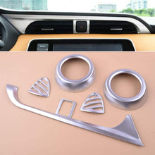 Eastar 5pcs Front Upper Middle Side AC Air Vent Outlet Cover Trim Frame Fit for Nissan Kicks 2016-2019