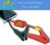 Tinyfish Replacement Alligator clip EC5 Battery Jumper Cable,SiLicon Booster Jumper Cables Automotive Jump Starter EC5 Connector Emergency Jumper Cable Alligator Clips for Car 12V Portable Car Jump St