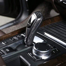 Bluecow Carbon Fiber Gear Shift Knob Cover Trim, Replacement Accessories for BMW F01 F02 F07 F10 F11 F15 F16 F18 F20 F21 F22 F23 F30 F32 F33 F34 F35 F36 E70 E71 E70M E71M