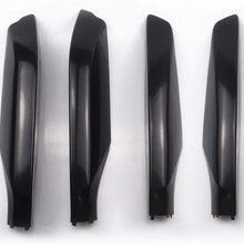 Roof Rack Rail End Cover Shell Replace 4PCS Set Car Accessories for Toyota Land Cruiser Prado 150 FJ150 2010-2015 2016 2017 2018 Outdoors Use