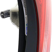 Tail Light Assembly Compatible with 2017-2019 Toyota Corolla Halogen - CAPA Driver Side