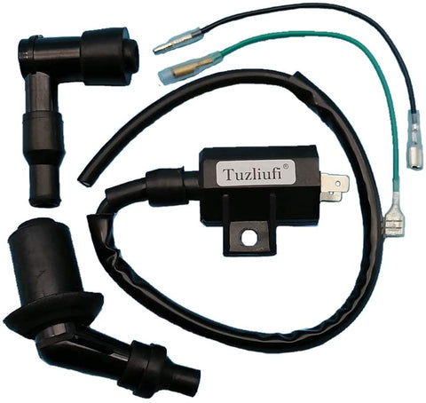 Tuzliufi Ignition Coil for Brute Force Prairie Teryx 650 750 Quadsport Quadrunner Ozark 80 230 250 LT80 LT230 LT230E LT230GE LT230H LT250S LT230S LTF230 LTF250 Z250 4WD LT4WD Bayou 125 220 Z393