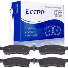 Brake Pads,ECCPP 4pcs Front Ceramic Disc Brake Pads Kits fit for 2003 2004 2005 2006 Ford Expedition,2003 2004 2005 2006 Lincoln Navigator