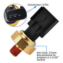 EVIL ENERGY Engine Oil Pressure Sensor Swith Sender 5149062AA 5149062AB Replacement for 2011-2017 Chrysler 200/300 Dodge Jeep Ram 3.6L V6