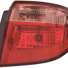 ACK Automotive Light for Toyota Corolla 17-19 Tail Light Outer Halogen E/L/LE/LE MDL US Passenger Side
