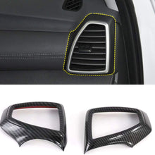 Bishop Tate Car Styling Carbon Style Upper A/C Air Outlet Vent Frame Decoration Cover Trim for Hyundai Tucson 2019-2021