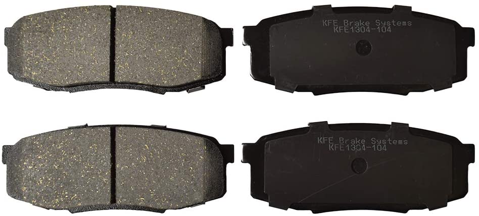 KFE KFE1304-104 Ultra Quiet Advanced Premium Ceramic Brake Pad REAR Set Compatible With: 2007-2017 Toyota Tundra, Sequoia, Land Cruiser; Lexus LX570