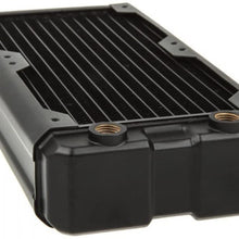 Black Ice Nemesis 240GTX Dual-Core Xtreme Profile Radiator Black Carbon