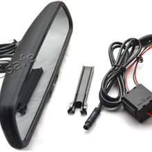 Vardsafe VS302R Reverse Backup Camera & Replacement Rear View Mirror Monitor for Ford Transit Connect (2010-2018)