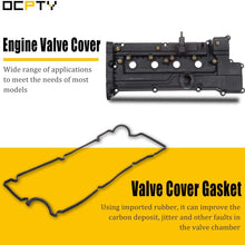 OCPTY Valve Cover Gasket Set Replacement fit for 06-11 Hyundai Accent 1.6L DOHC L4 16V 06-11 Kia Rio 1.6L DOHC L4 16V 22441-26801 264-990 Valve Covers