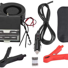 Qiilu Heater Cool Fan,2 in 1 Car Vehicle Heater Heating Cool Fan Windscreen Demister Defroster Car Window Portable Ceramic Heating Cooling Heater