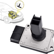 FAERSI Mass Air Flow Meter Sensor MAF 74-50011 XF2F12B579BA for Ford Mercury Mazda 3.0L 3.8L, 2001-2004 Mustang, 2000-2004 Focus, 1999-2003 Explorer, 2001-2003 Ranger, 2001-2004 Tribute & More