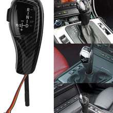 Qiilu Car Gear Shift, LHD Automatic LED Gear Shift Knob Retrofit Kit Fit for BMW E90 E92 E84 E89 for F30 Style(Black)