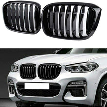 Zealhot Black Front Kidney Grill Grilles For BMW Car Grill Bumper X3 Series X4 Series Single Line G01/G08/G02 2018-IN
