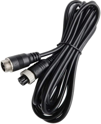 10FT/3M Car 4Pin Aviation Video ExtensionCable for, CCTV Rearview Camera Truck Trailer Camper Bus Motorhome Vehicle Backup Monitor Waterproof Shockproof System