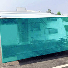 Tentproinc RV Awning Sun Shade 8'X15'3'' Black Mesh Screen Sunshade UV Blocker Complete Kits - 3 Years Limited Warranty