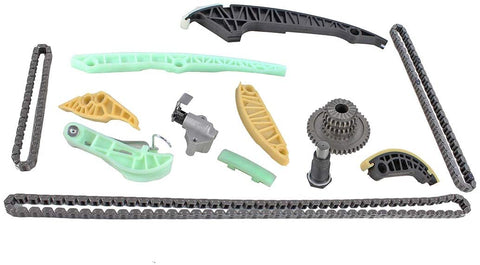 DNJ TK805 Timing Chain Kit for 2008-2015/ Audi, Volkswagen/ A3, A3 Quattro, A4, A4 Quattro, A5, A5 Quattro, A6, A6 Quattro, Beetle, CC, Eos, GTI, Jetta, Passat, Q5, Tiguan, TT-Quattro / 2.0L / DOHC