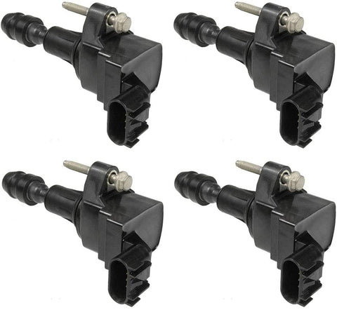 4 PCS Ignition Coil For V6 L4 3.0L 2.0L 2.2L 2.4L 12-15 CAPTIVA SPORT / 07-10 COBALT / 10-17 EQUINOX / 06-11 HHR / 07-14 MALIBU / 12-14 ORLANDO - 07-10 G5 / 06-10 G6 / 06-09 SOLSTICE