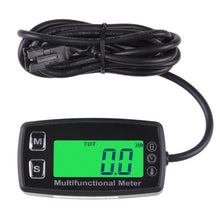 Digital Engine Tach Hour Meter Tachometer Thermometer Temperature Temp Gauge Sensor for ATV UTV Dirt Bike Motorcycle Outboards Snowmobile Generator Mower PWC Marine Boat
