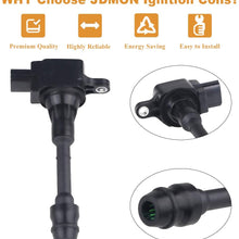 JDMON Compatible with Ignition Coil Nissan Altima Sentra X-trail L4 2.5L 2002-2008 Replace 22448-8H315 22448-8H310 UF-350 C1398 Pack of 4