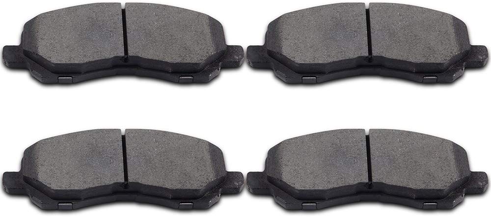 Brake Pads,ECCPP 4pcs Front Ceramic Disc Brake Pads Kits fit for Chrysler 200/Sebring,Dodge Avenger/Caliber/Stratus,Jeep Compass/Patriot,Mitsubishi Eclipse/Galant/Lancer/Outlander Sport
