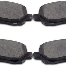 Brake Pads,ECCPP 4pcs Front Ceramic Disc Brake Pads Kits fit for Chrysler 200/Sebring,Dodge Avenger/Caliber/Stratus,Jeep Compass/Patriot,Mitsubishi Eclipse/Galant/Lancer/Outlander Sport