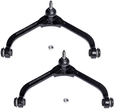 TUCAREST 2Pcs K3198 (Pair) Left Right Front Upper Control Arm and Ball Joint Assembly Compatible With 2002 2003 2004 2005 2006 2007 Jeep Liberty Driver Passenger Side Suspension