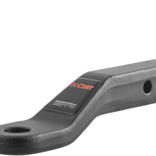 CURT 45340 Forged Trailer Hitch Ball Mount, Fits 2-Inch Receiver, 17,000 lbs, 1-1/4-Inch Hole, 2-In Drop, 1-Inch Rise