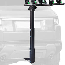 STEGODON 3 Bike Hitch Rack 2'' Hitch Receiver Heavy Duty Bicycle Carrier Racks Hitch Mount Double Foldable Rack for Cars, Trucks, SUV,Hatchback RV,Tow Hitch and Minivans
