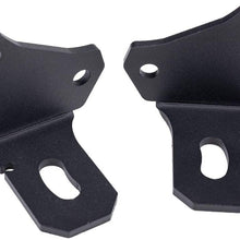 Lesiyou Flag Antenna Rear Pillar Mounting Brackets Adjustable for LED Whip Light Fits Can am Maverick X3 2017-2021, 2 Pack