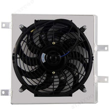 CoolingSky 2 Row All Aluminum Radiator +12 Inches Fan W/Shroud Combo for 1994-2001 Acura Integra &1992-00 Honda Civic &Civic Del Sol