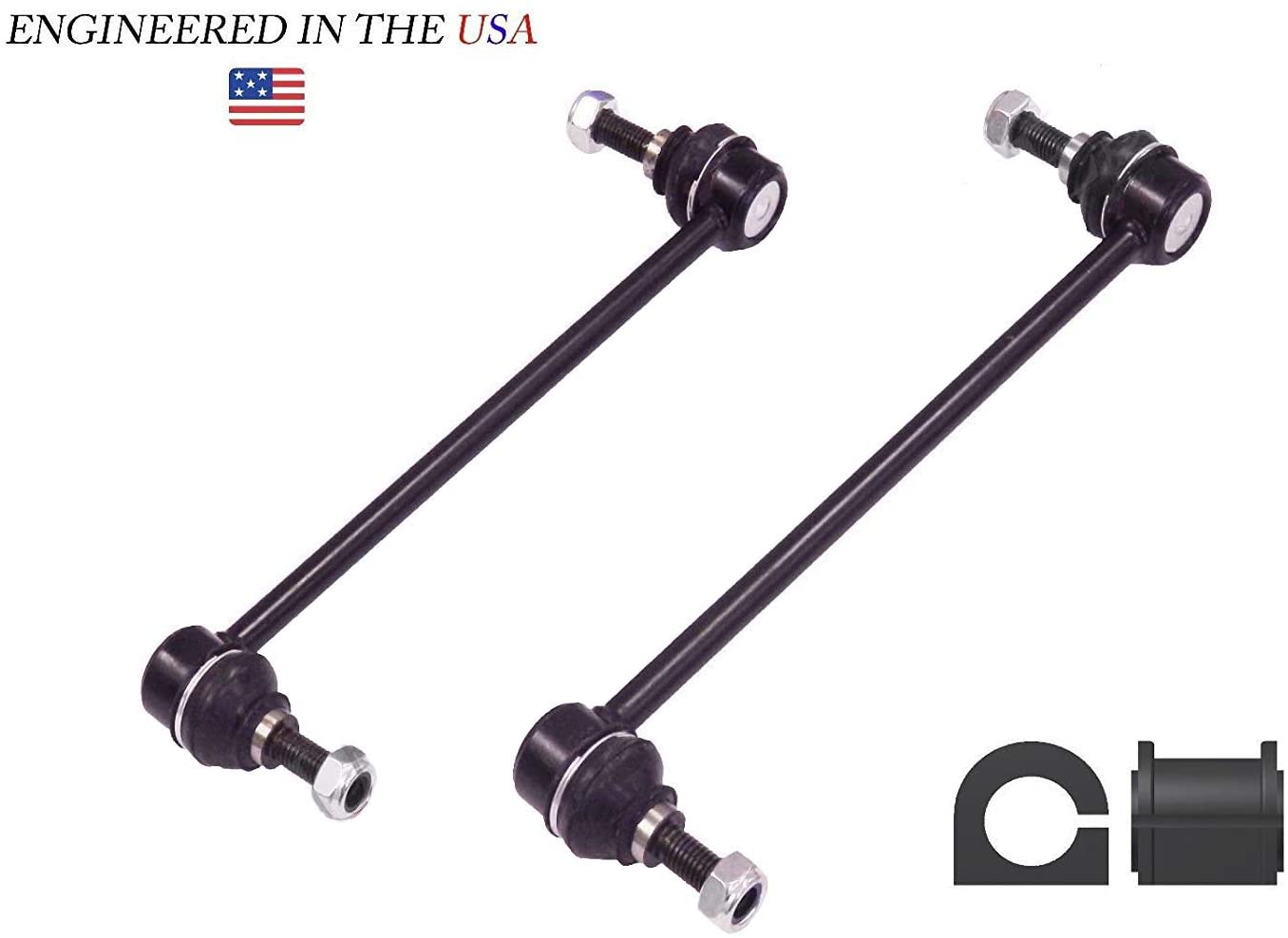 Suspension Dudes 4PC Front Sway Bar Links + Front Bushings FITS 2010-13 Chevrolet Equinox GMC Terrain