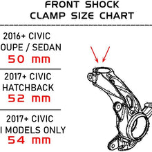 Rev9 R9-HS2-054 Hyper-Street II Coild Setting, Full Length Adjustable, compatible with Honda Civic Coupe/Sedan NONE-SI (FC) 2016-20