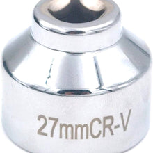 36mm Oil Filter Wrench, Oil Filter Socket, 3/8" Drive,6 Point Oil Filter Removal,for F250,F350,F450,Cooper,323i,911,Cayenne,C30,C70,S40,S60