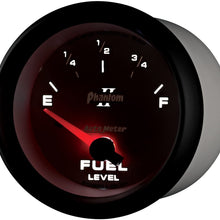 Auto Meter 7816 Phantom II 2-5/8" Empty 240 Ohm/Full 33 Ohm Fuel Level Gauge