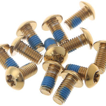 HELYZQ 12Pcs Bicycle Brake Disc Screws Alloy Steel Bolt Rotor Cycling for Mountain Bike