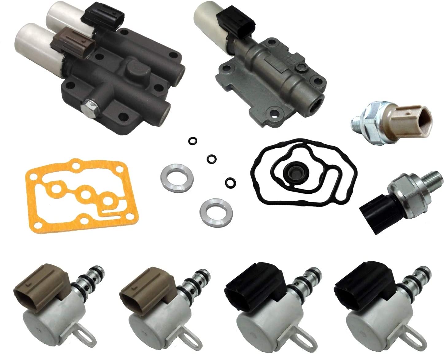 SINS - Accord Odyssey Pilot TL CL MDX Transmission Solenoid Kit 28250-P6H-024 28250-P7W-003 28400-P6H-013 28500-P6H-013 28600-RKE-004 28610-RKE-004 (1)