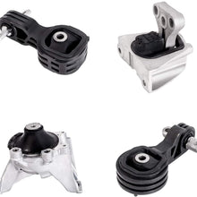 Ashimori Compatible With 2007-2011 Honda CRV 2.4L Auto Engine Motor Mount & Transmission Mount Kit A4535 A4536 A4598 A4595