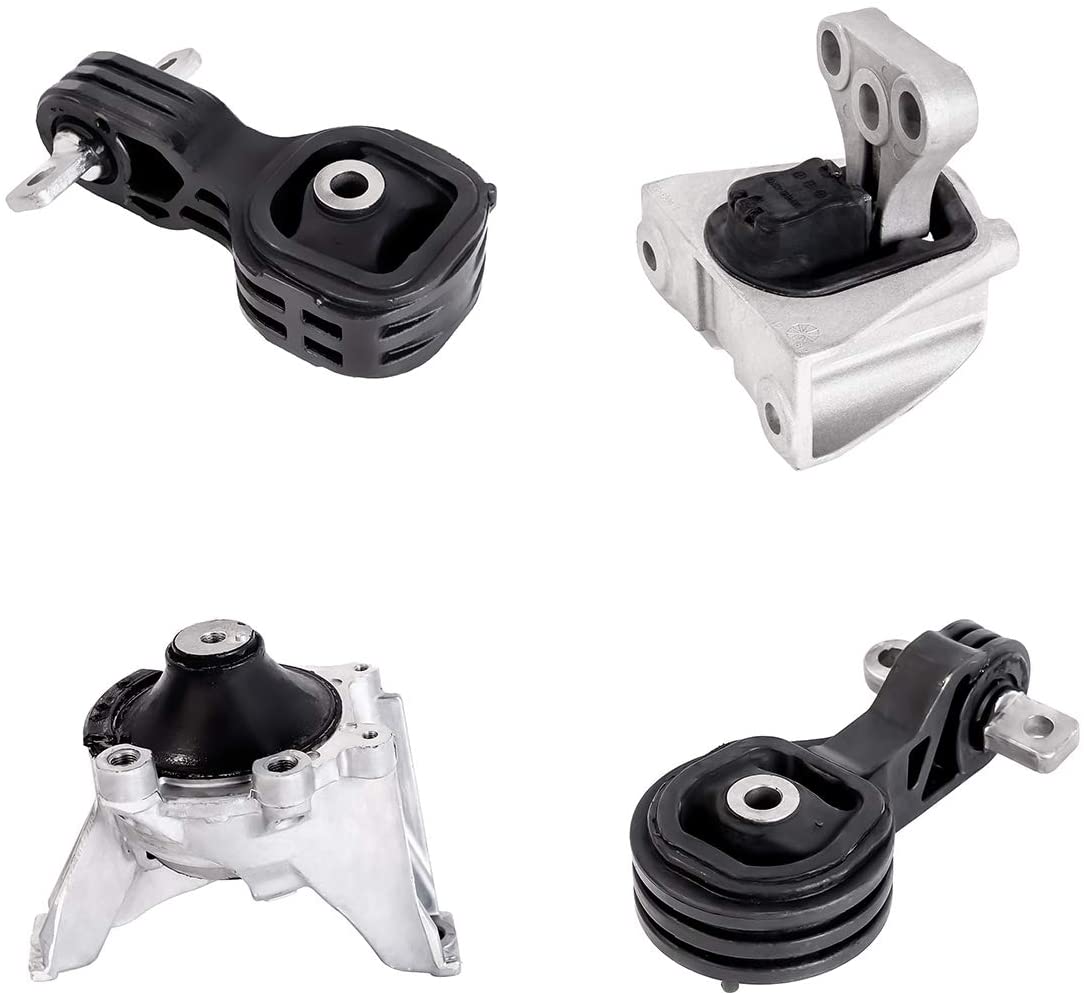 Ashimori Compatible With 2007-2011 Honda CRV 2.4L Auto Engine Motor Mount & Transmission Mount Kit A4535 A4536 A4598 A4595