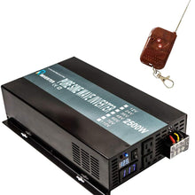 WZRELB 2500W 12V 120V Pure Sine Wave Solar Power Inverter with Remote Control Switch
