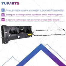 TUPARTS Valve Cover Sets fit for 06-13 for B-MW X3 X5 Z4 128i 328i 528i Replace 11127552281 Engine Valve Cover with Gasket