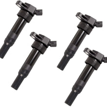 4 PCS Ignition Coils Compatible with Hyundai Elantra/Elantra GT/Elantra Coupe Tucson - Kia Forte Soul 1.8L 2.0L C1804 UF-651 273002E000 273012E000 (273002E000)