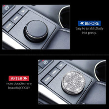 PIFOOG Bling Crystal Speed Button Sticker for Lexus RX NX RX300 RX350 NX200 NX300 ECO Push Normal Sport Car Interior Accessories Trim Silver (Speed Button Small)