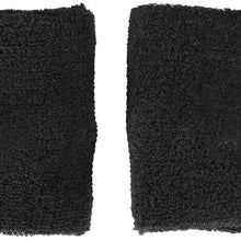 KIMISS 1 Pair Universal Black Reservoir Tank Cover Sock Car Reservoir Brake Clutch for Preventing the Fluid Loss((RACING))
