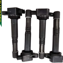 DAVRPES 4Pcs/Pack 30520-R40-007 Ignition Coils Pack For 2008-2015 Honda Accord Civic CR-V Crosstour 2013-2018 Acura ILX 2.4L L4 5C1719|E1102|52-2074|IC692|30520-R40-007|C1662|610-50159|UF-602