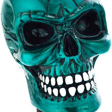 Bashineng Skull Gear Shifter Handle, Devil Head Shape Auto Car Stick Shift Knob Fit Most Manual Transmissions (Gold)
